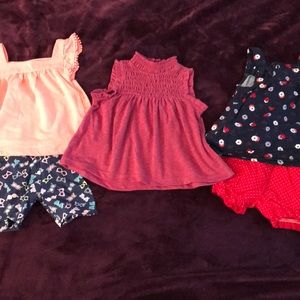 2 NWOT Baby Outfits with Bonus Tunic